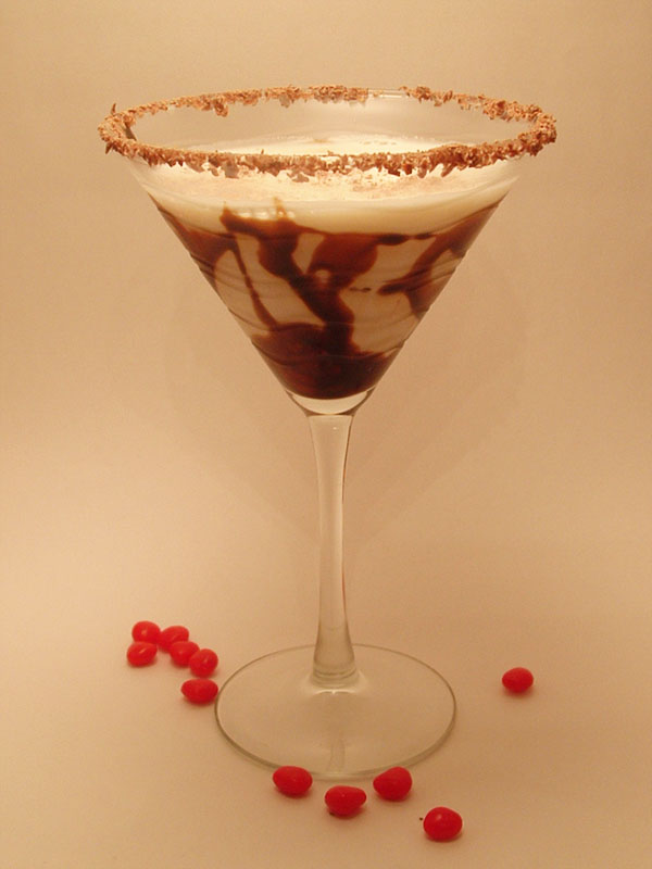 Chocolate Swirl Martini koktél