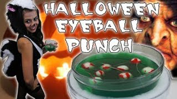 Halloween Eyeball Liquid Marijuana Punch bólé