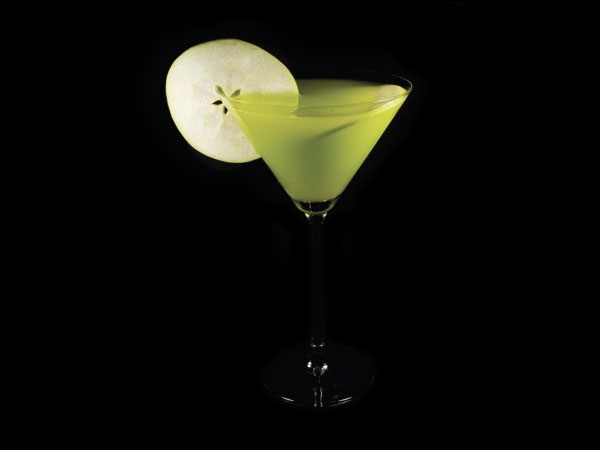 Apple Melon Martini koktél
