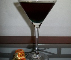 Black Mamba Martini koktél