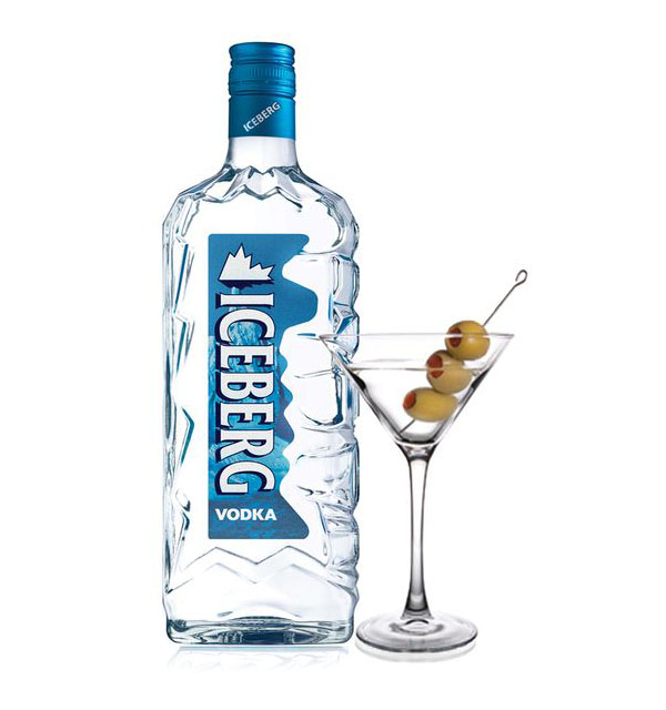 Iceberg Vodka Martini koktél