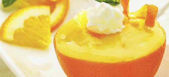 Töltött narancs vaníliakrémmel